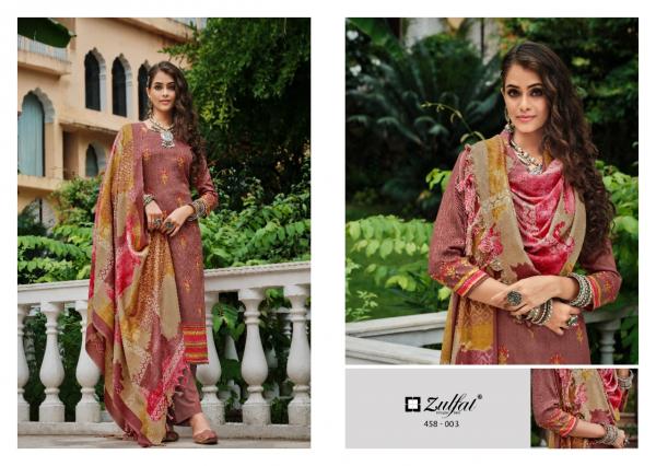 Zulfat Nusrat Pure Wool Pashmina Designer Exclusive Dress Material Collection